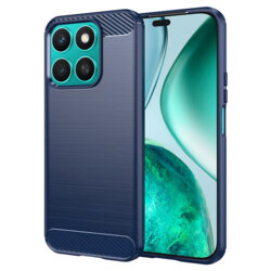 Husa Honor X8c Techsuit Carbon Silicone, albastru