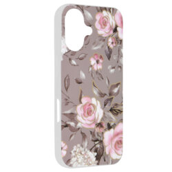Husa iPhone 16 Plus Techsuit Marble, Bloom of Ruth Gray