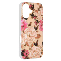 Husa iPhone 16 Plus Techsuit Marble, Mary Berry Nude