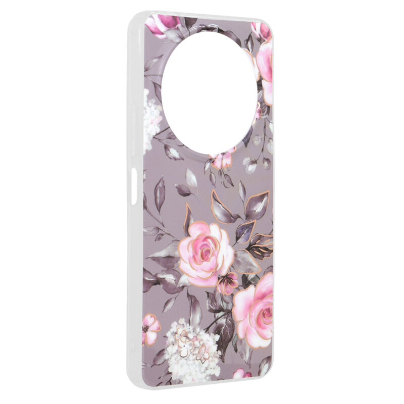 Husa Xiaomi Redmi A3x Techsuit Marble, Bloom of Ruth Gray