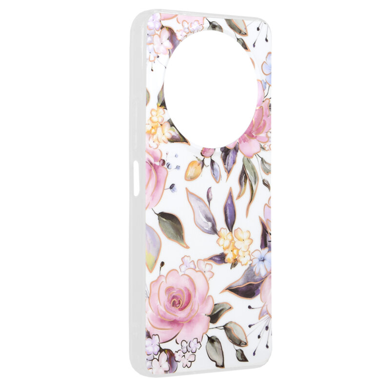 Husa Xiaomi Redmi A3x Techsuit Marble, Chloe White