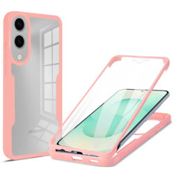Husa 360° Samsung Galaxy S25 Edge Techsuit ColorVerse, roz