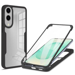 Husa 360° Samsung Galaxy S25 Edge Techsuit ColorVerse, negru
