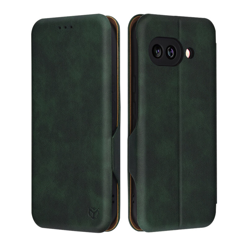 Husa 360° Google Pixel 9a Techsuit Safe Wallet Plus, verde