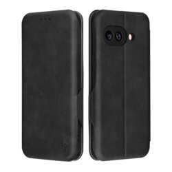 Husa 360° Google Pixel 9a Techsuit Safe Wallet Plus, negru
