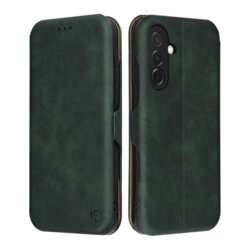 Husa 360° Samsung Galaxy A36 5G Techsuit Safe Wallet Plus, verde