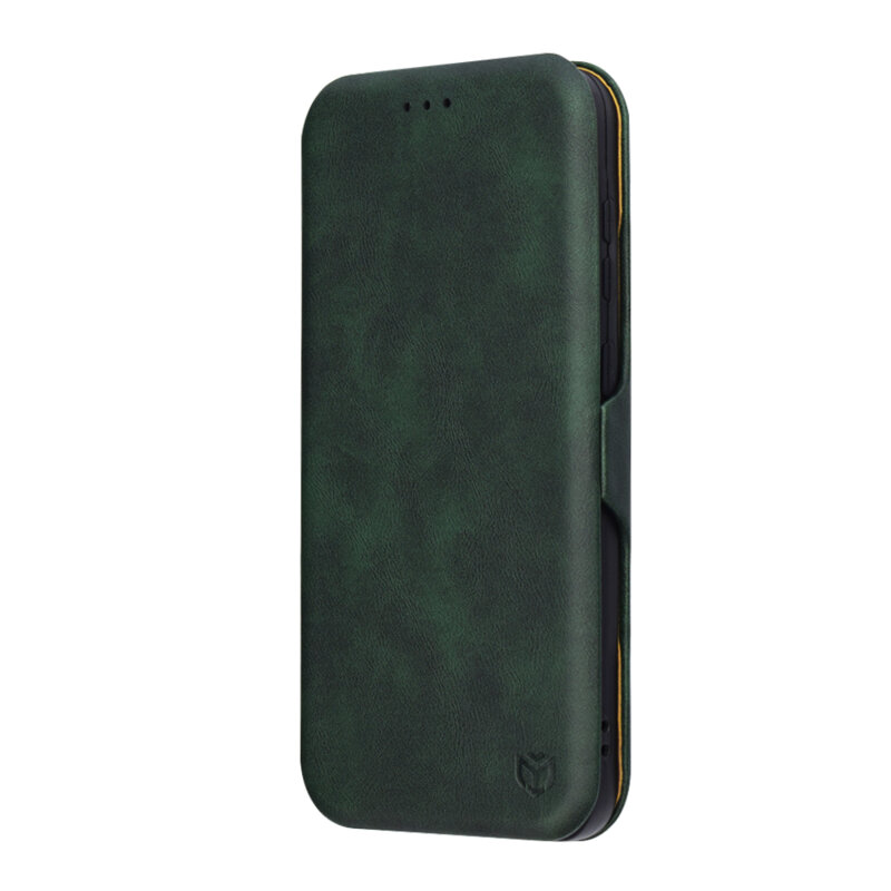 Husa 360° Samsung Galaxy A36 5G Techsuit Safe Wallet Plus, verde