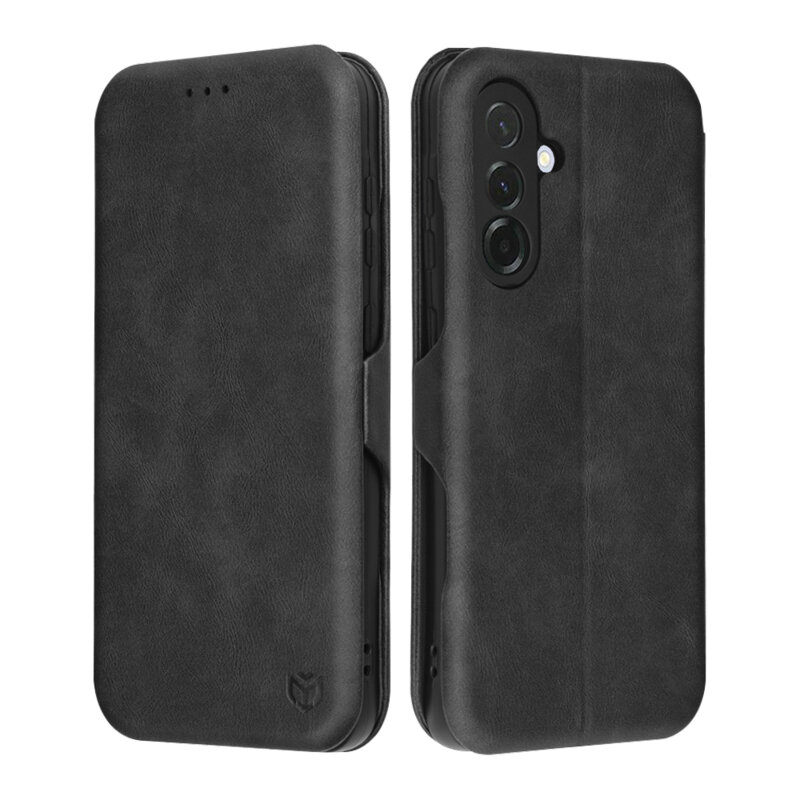 Husa 360° Samsung Galaxy A36 5G Techsuit Safe Wallet Plus, negru