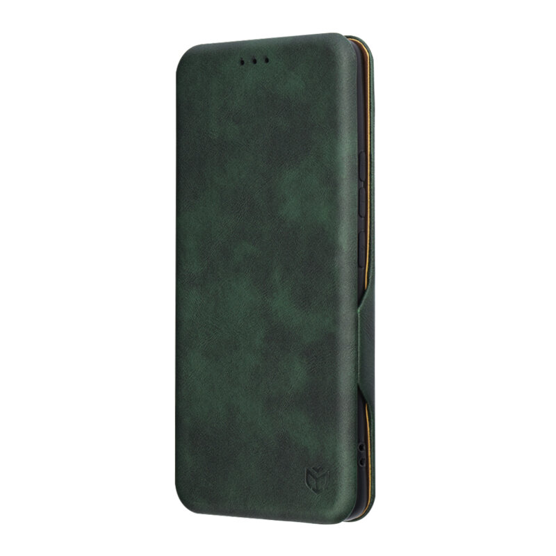 Husa 360° Xiaomi Redmi Note 14 Pro 5G Techsuit Safe Wallet Plus, verde