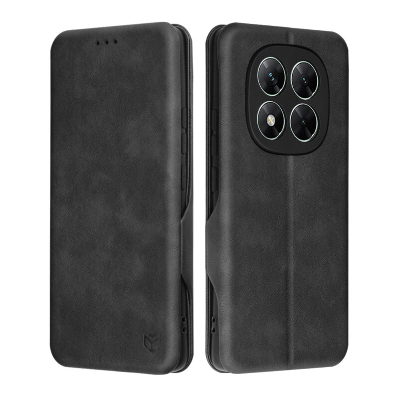 Husa 360° Xiaomi Poco X7 Techsuit Safe Wallet Plus, negru