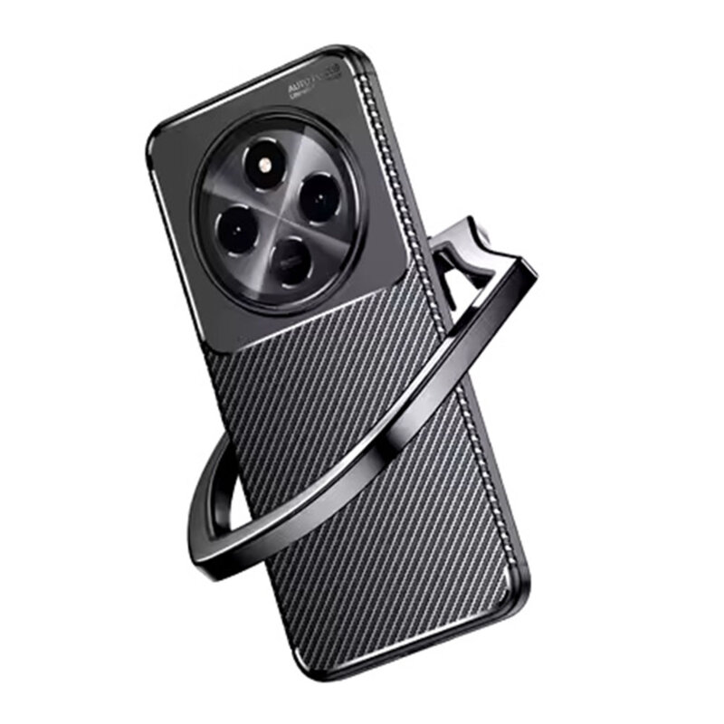 Husa Xiaomi Redmi Note 14 Pro 4G Techsuit CarbonFiber, negru