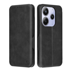 Husa 360° Xiaomi Redmi Note 14 5G Techsuit Safe Wallet Plus, negru