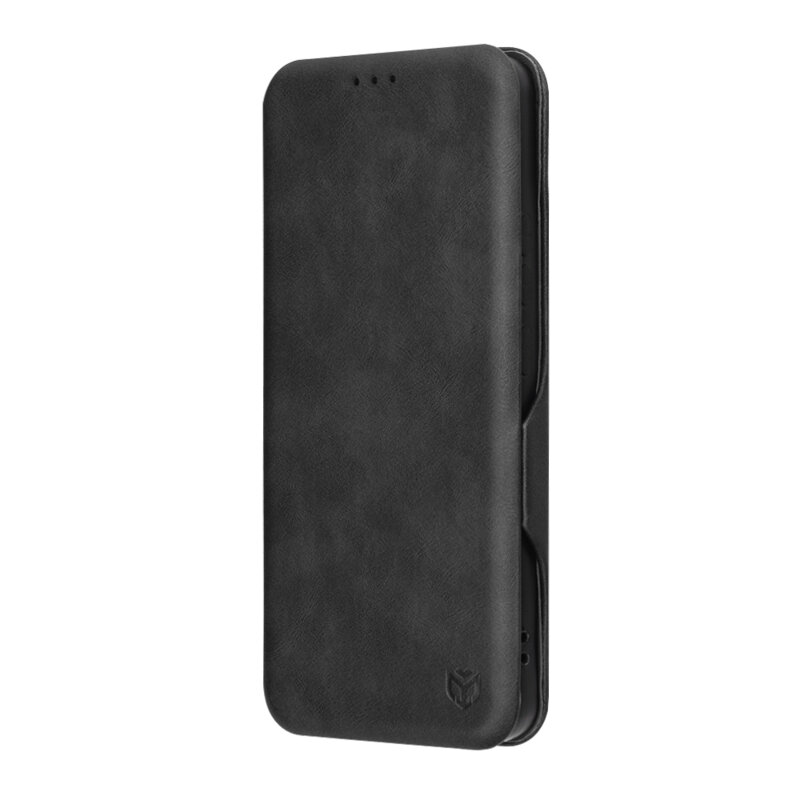 Husa 360° Xiaomi Redmi Note 14 5G Techsuit Safe Wallet Plus, negru