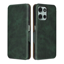 Husa 360° Motorola Moto G75 Techsuit Safe Wallet Plus, verde