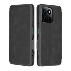 Husa 360° Honor 200 Smart Techsuit Safe Wallet Plus, negru