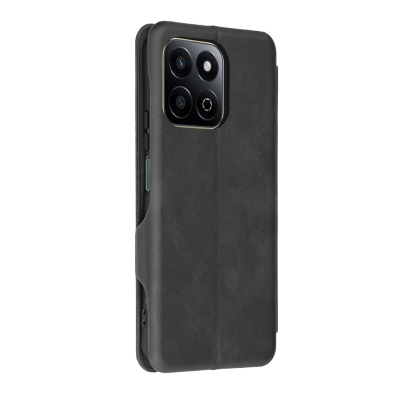 Husa 360° Honor 200 Smart Techsuit Safe Wallet Plus, negru