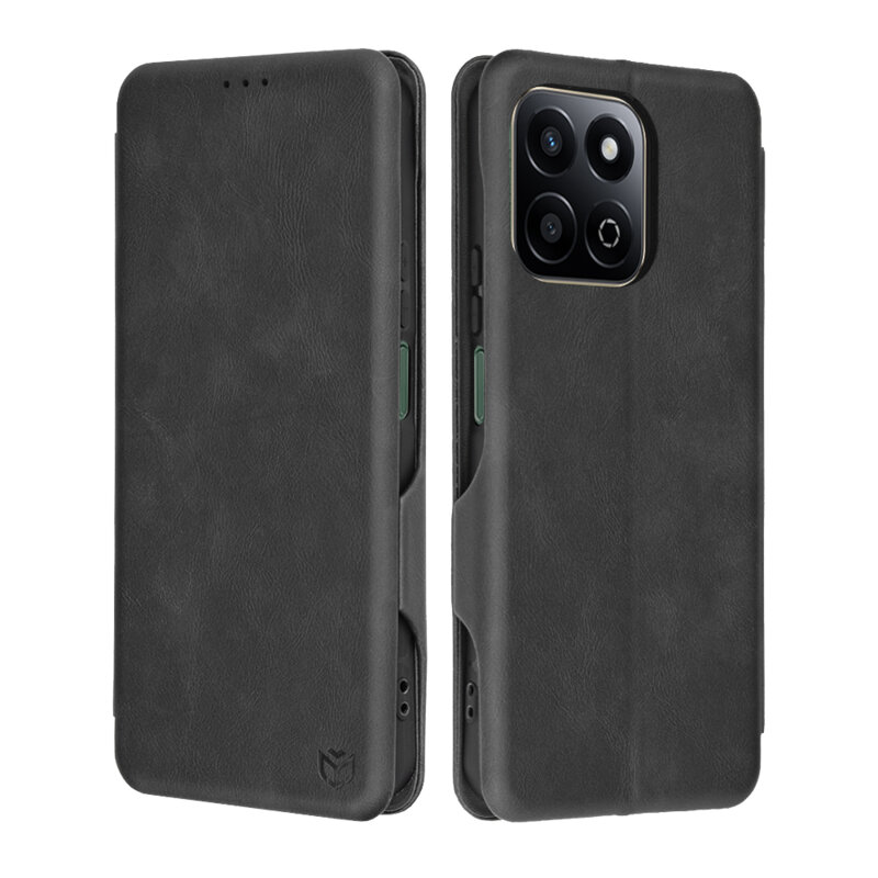 Husa 360° Honor X7c Techsuit Safe Wallet Plus, negru