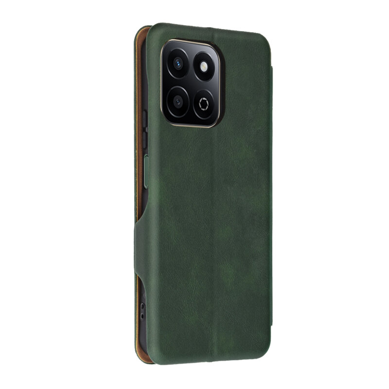Husa 360° Honor X7c Techsuit Safe Wallet Plus, verde