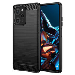 Husa Xiaomi Poco X5 Pro Techsuit Carbon Silicone, negru