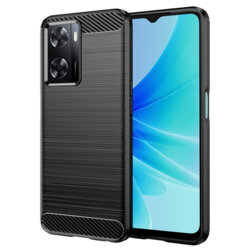 Husa Oppo A57 4G Techsuit Carbon Silicone, negru