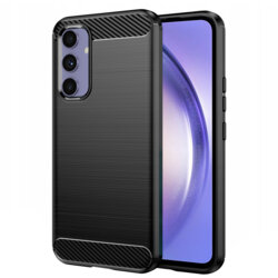 Husa Samsung Galaxy A54 Techsuit Carbon Silicone, negru