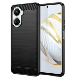 Husa Huawei nova 10 SE Techsuit Carbon Silicone, negru