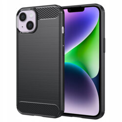 Husa iPhone 14 Plus Techsuit Carbon Silicone, negru