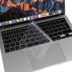 Husa tastatura MacBook Air 13 (2020) Techsuit, transparent
