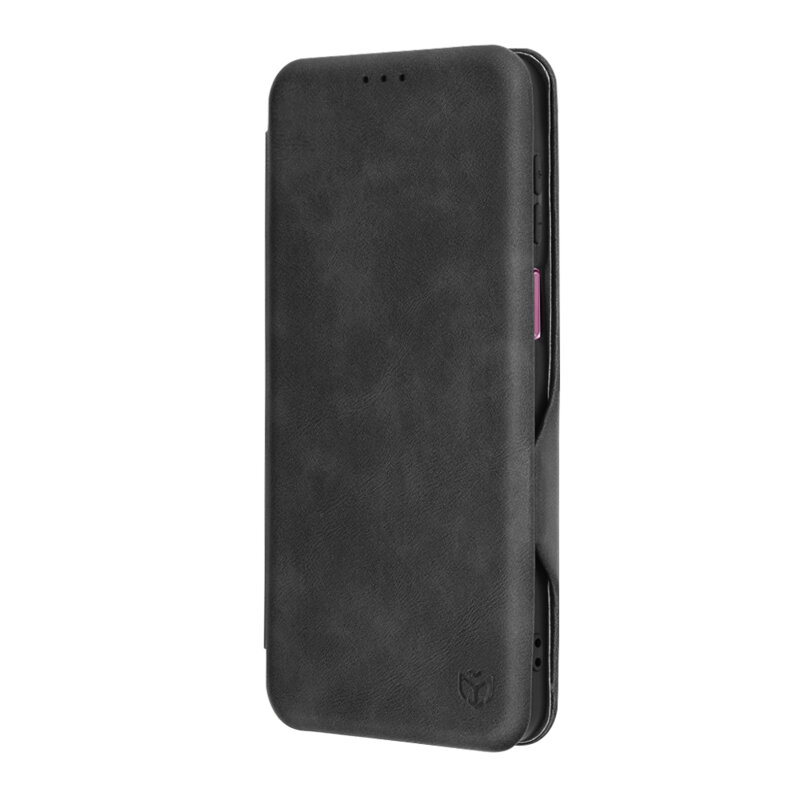 Husa 360° Motorola Moto G55 Techsuit Safe Wallet Plus, negru