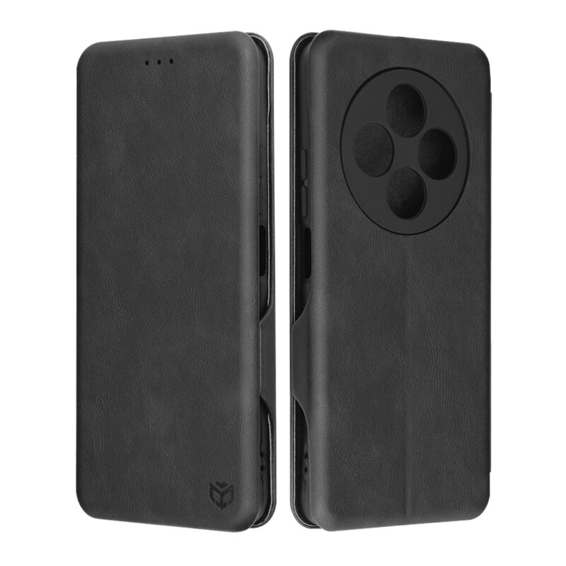 Husa 360° Xiaomi Redmi 14C Techsuit Safe Wallet Plus, negru