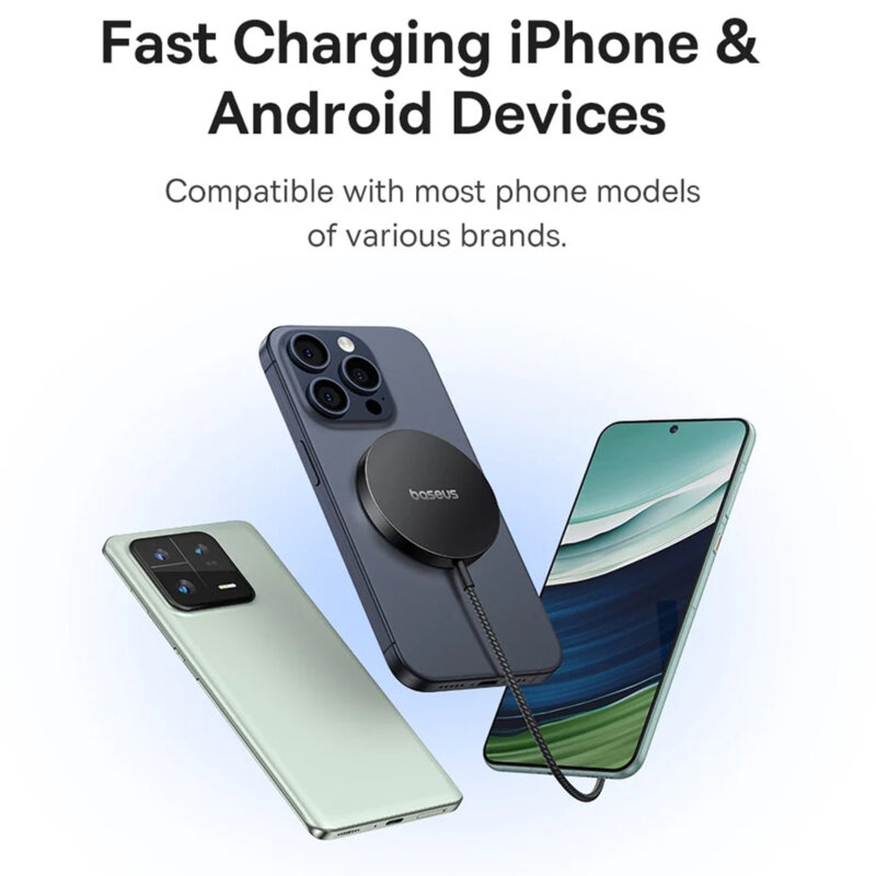 Incarcator wireless Baseus Simple Mini4 Air, gri, P10278200S11-00