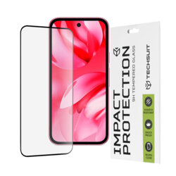 Folie sticla Google Pixel 9a Techsuit 111D Full Glue Full Cover, negru