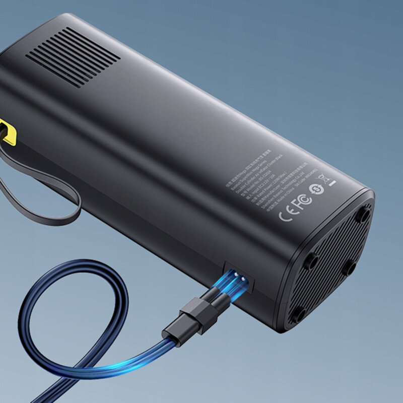 Mini compresor auto portabil display digital Baseus, negru