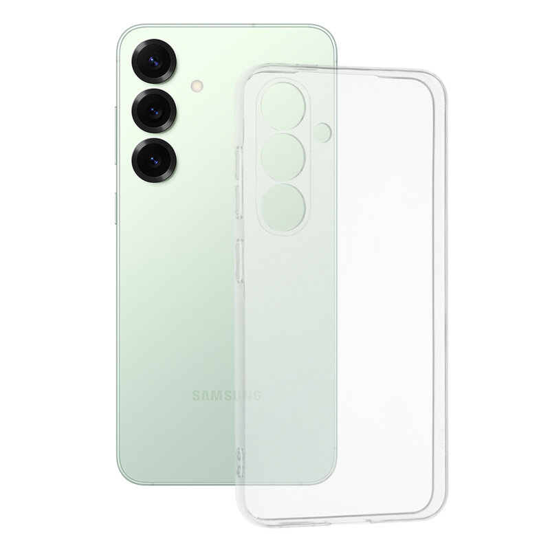 Husa Samsung Galaxy S25 Plus Techsuit Clear Silicone, transparenta