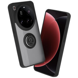 Husa Xiaomi 15 Ultra Techsuit Glinth cu inel suport stand magnetic, negru