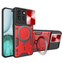 Husa Honor X8c Techsuit CamGuard Pro, rosu