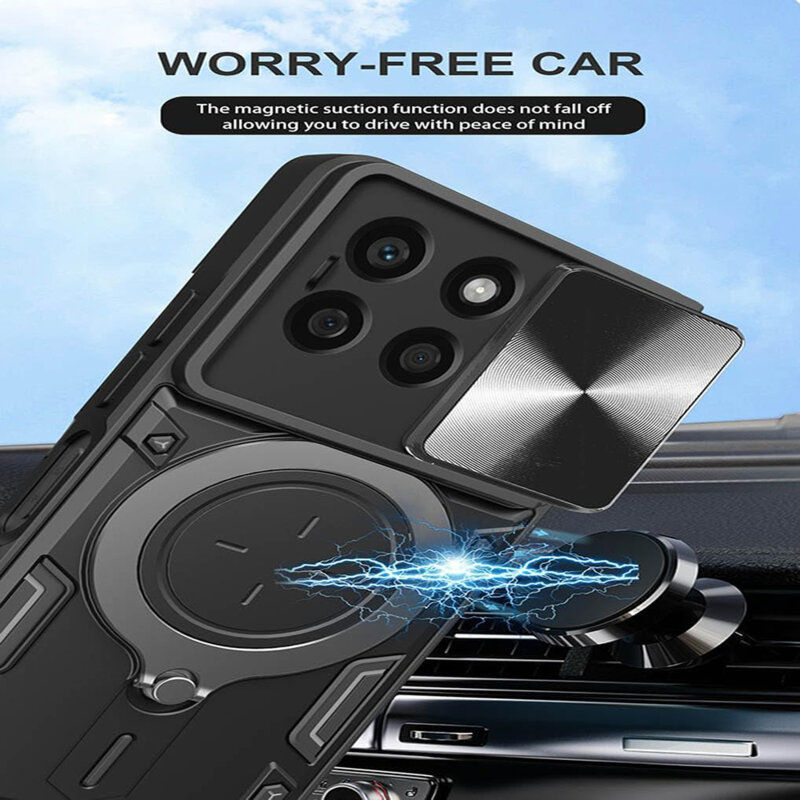 Husa Honor X8c Techsuit CamGuard Pro, negru