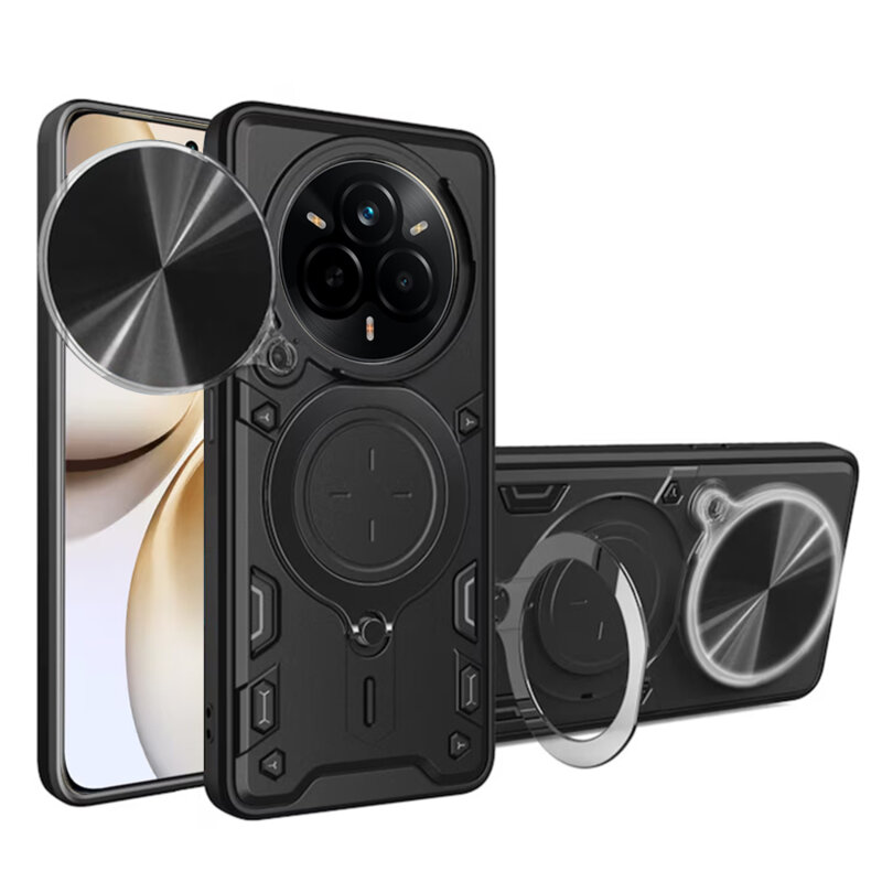 Husa Realme 14 Pro+ Techsuit CamGuard Pro, negru
