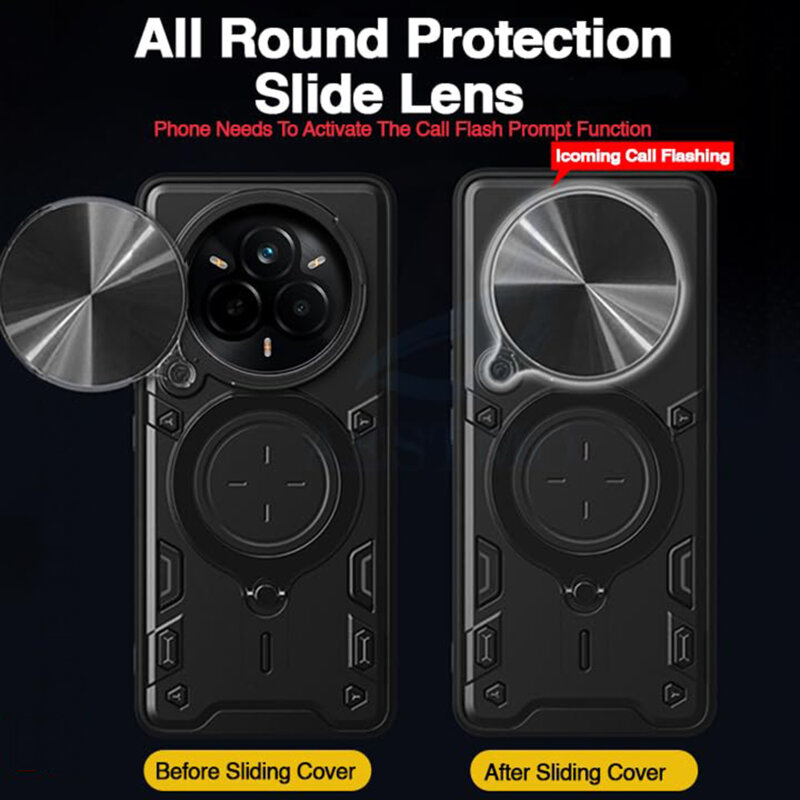 Husa Realme 14 Pro+ Techsuit CamGuard Pro, negru