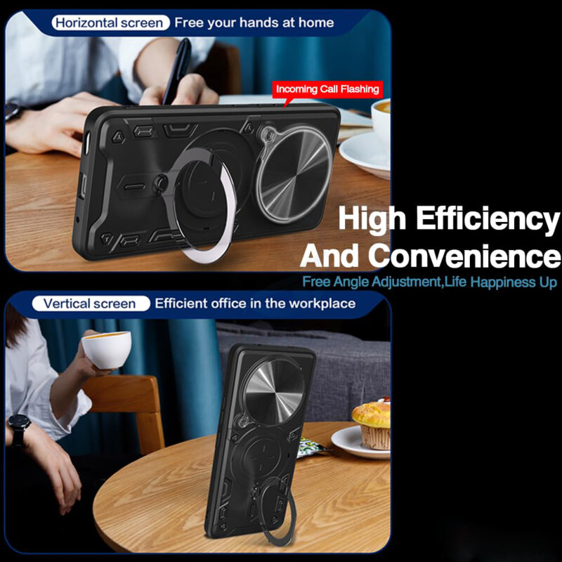 Husa Realme 14 Pro+ Techsuit CamGuard Pro, negru