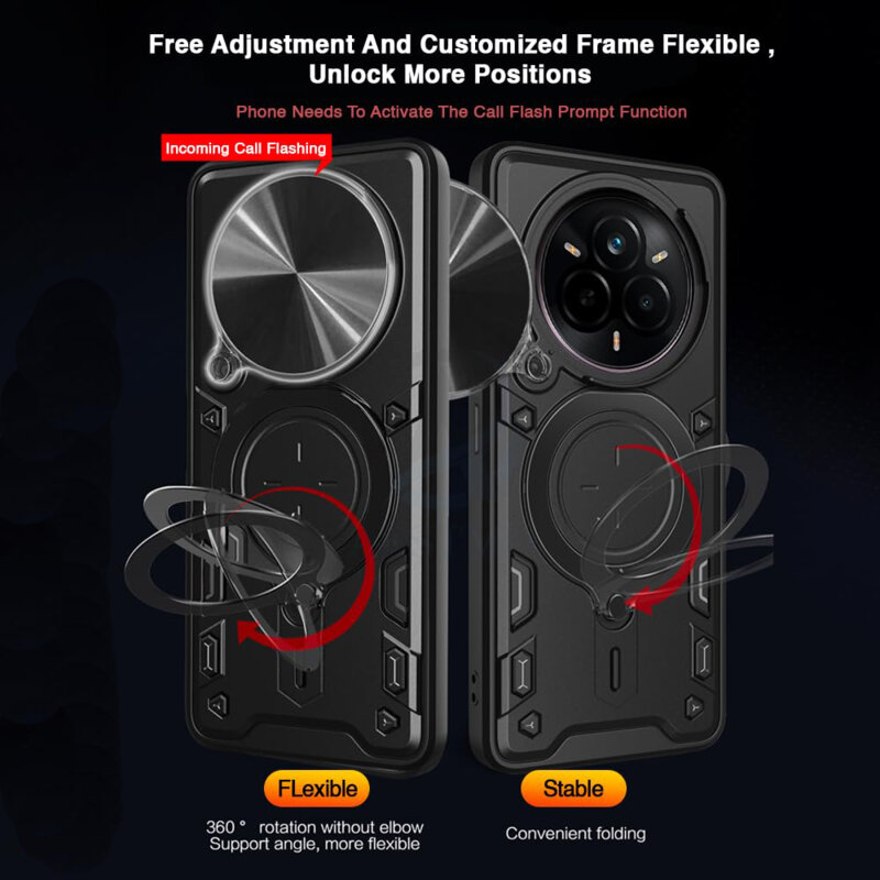 Husa Realme 14 Pro+ Techsuit CamGuard Pro, negru