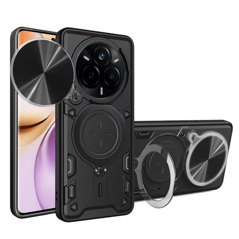 Husa Realme 14 Pro Techsuit CamGuard Pro, negru