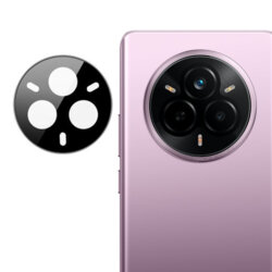 Folie camera Realme 14 Pro Techsuit Full Glass, negru