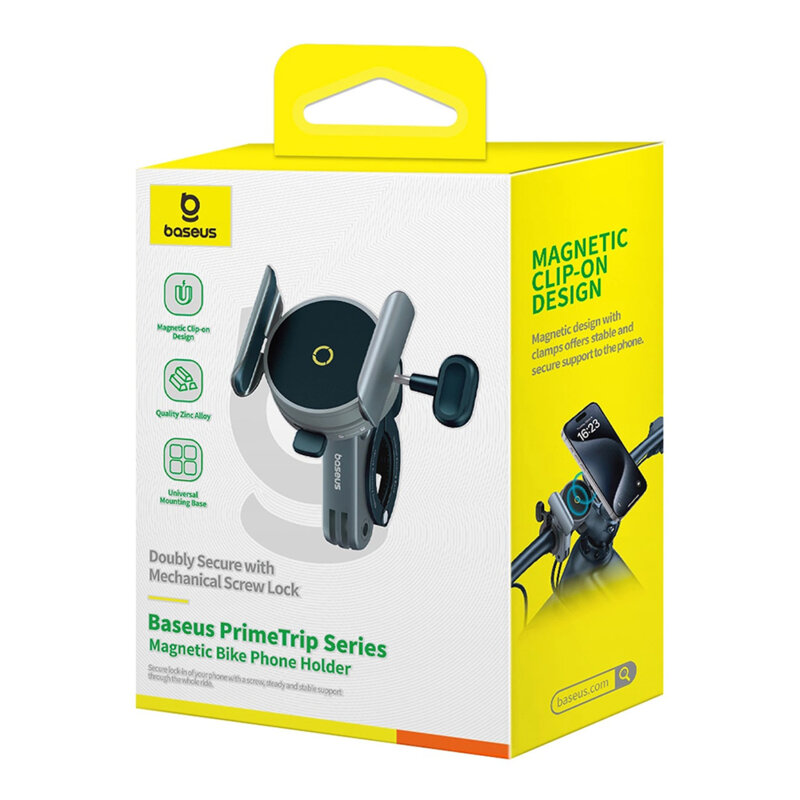 Suport bicicleta pentru telefon magnetic Baseus, C40569000121-00