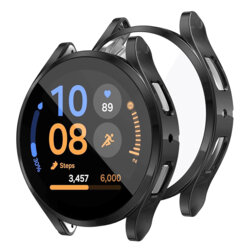 [Pachet 360°] Husa + folie Samsung Galaxy Watch FE Techsuit Defense, negru