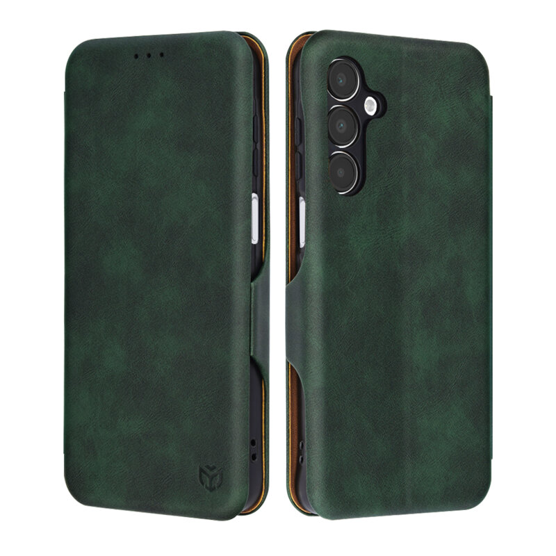 Husa 360° Samsung Galaxy A16 5G Techsuit Safe Wallet Plus, verde