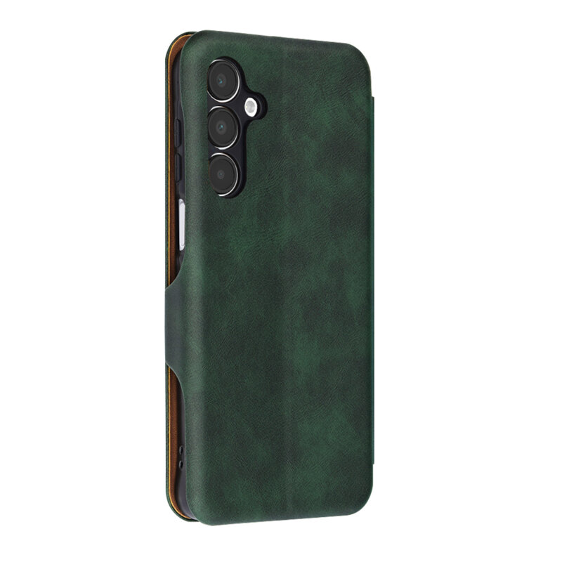 Husa 360° Samsung Galaxy A16 5G Techsuit Safe Wallet Plus, verde