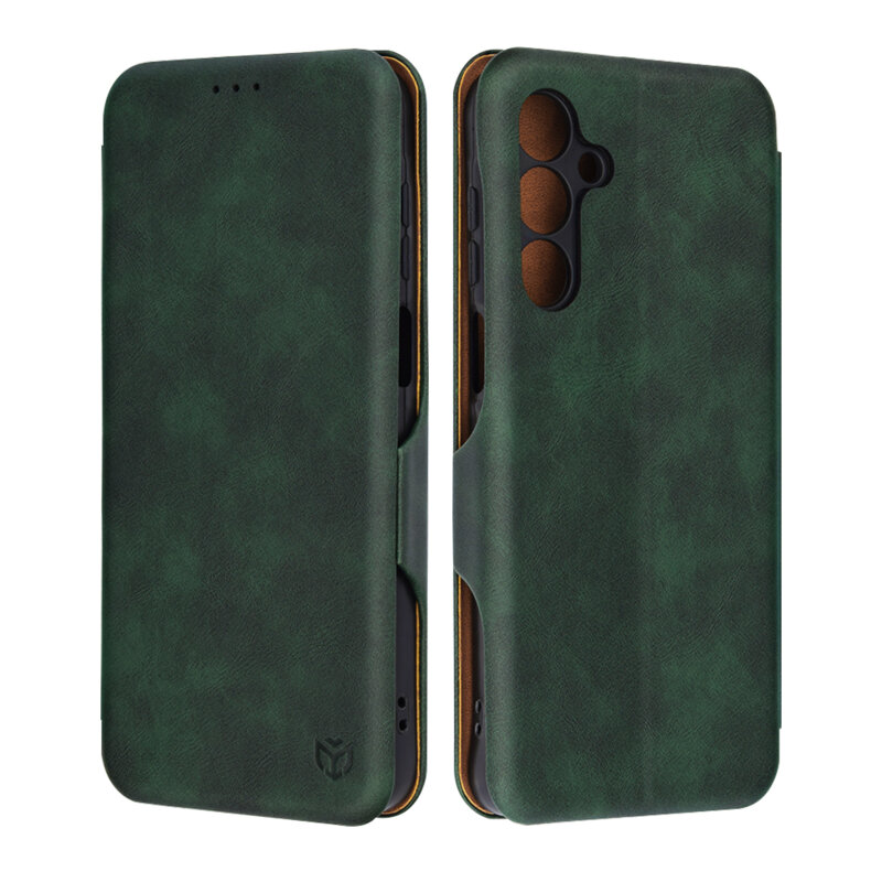 Husa 360° Samsung Galaxy A16 5G Techsuit Safe Wallet Plus, verde