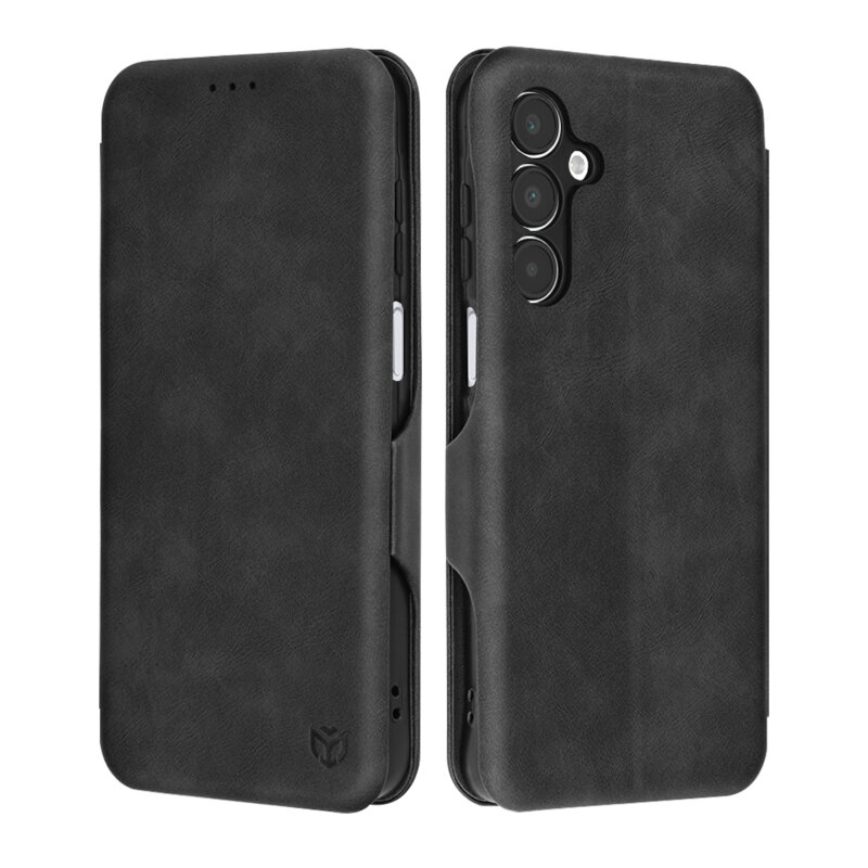 Husa 360° Samsung Galaxy A16 5G Techsuit Safe Wallet Plus, negru