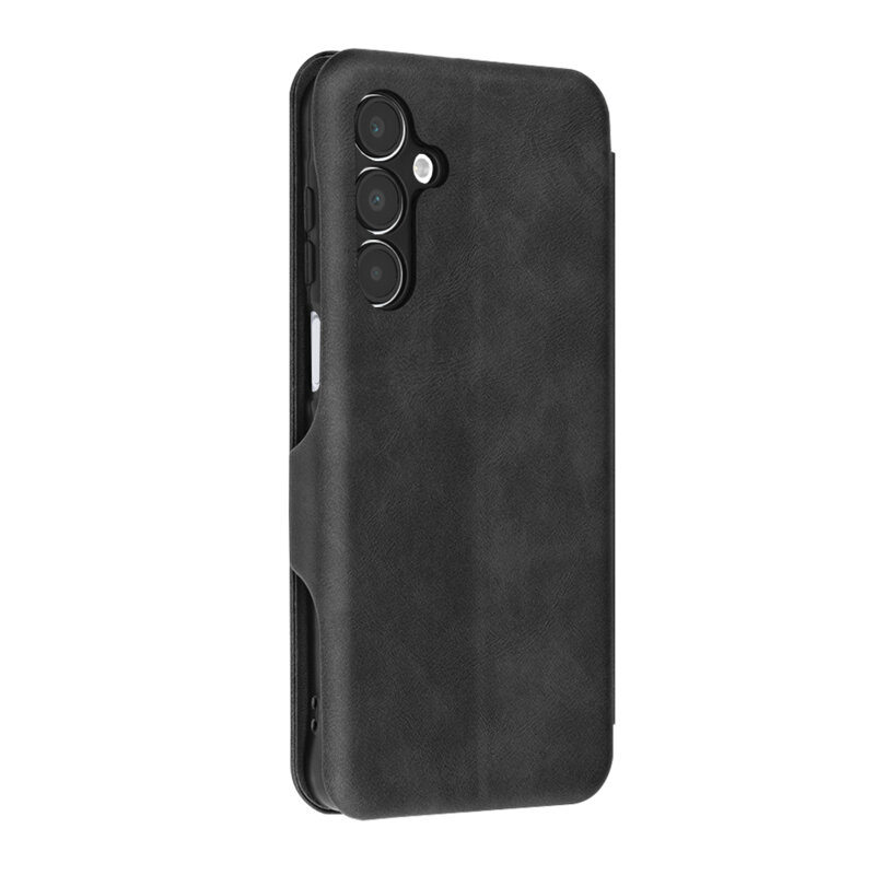 Husa 360° Samsung Galaxy A16 5G Techsuit Safe Wallet Plus, negru